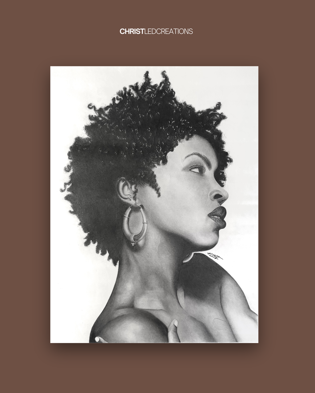 Portrait of Lauryn Hill [Print]